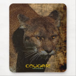 Cougar Mountain-Lion Art on a Wildlife Mousepad
