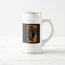 Cougar Mountain Lion Artwork on a Wildlife Stein mugs