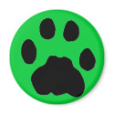 COUGAR PAW PRINT magnets