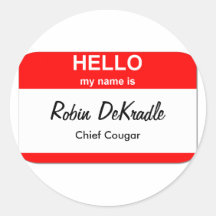 Cougar Woman Stickers