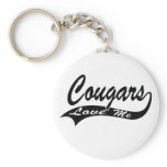Cougars Love Me Keychains