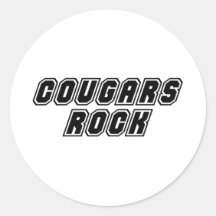 Cougars Rock Stickers