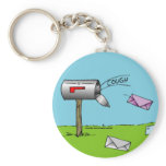 Coughing Mailbox Keychain