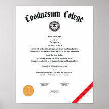 "Could Use Some College" Posters