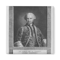 Count of St. Germain, famous alchemist, 1783 Fridge Magnet