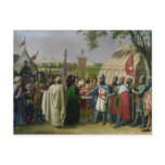 Count of Tripoli accepting the Surrender postcards