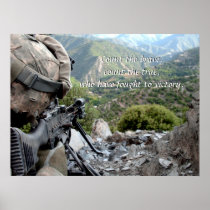 Count the brave, count the true, Poster