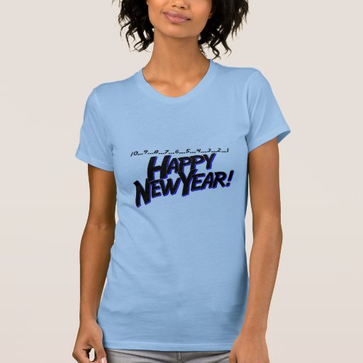 Countdown Happy New Year Tee Shirt