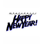 Countdown Happy New Year Tee Shirt