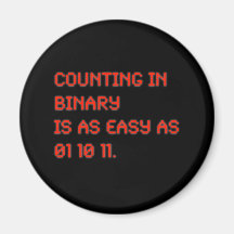 Counting in Binary Fridge Magnets