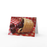Country Apples on a Chequered Tablecloth