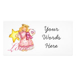 Country Art Star Girl - Love photo cards