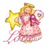 Country Art Star Girl - Love photo sculptures