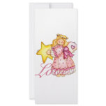 Country Art Star Girl - Love rack cards