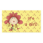 Country Baby (Red) It's A Girl business cards