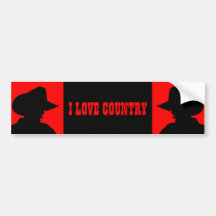 Country Bumper Stickers
