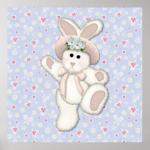 Country Bunny Print