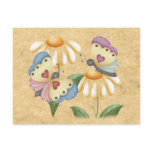 Country Butterflies postcards