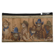 Country Cats Cosmetic Bag