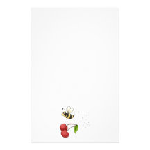 Country Cherries · Bee & Cherries Custom Stationery