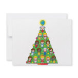 Country Children Christmas Tree Invitations