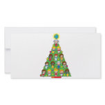 Country Children Christmas Tree photo cards