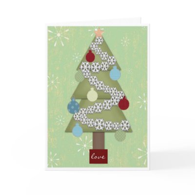 Country Christmas Greeting Card by Lizzydee