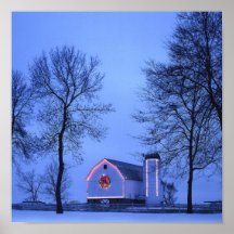 Country Christmas Posters