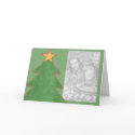Country Christmas Tree Holiday Photo Cards