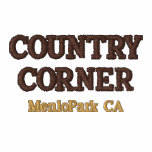 COUNTRY CORNER , Menlo Park CA embroidered shirts