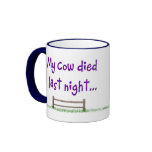 Country Cow Humour - No bull needed mugs