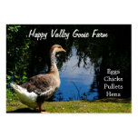 Country Duck or Goose Farm  Business Cards