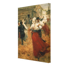 Country Festival, 1890s Gallery Wrap Canvas
