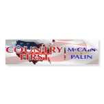 Country First Bumper Sticker bumper stickers