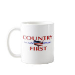 Country First John McCain Sarah Palin Coffee Mug