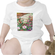 Country Flowers Baby Bodysuit