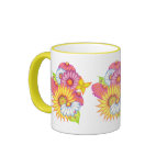Country Flowers  Coffee Mug