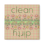 Country Flowers Dishwasher Magnet