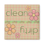 Country Flowers Dishwasher Magnet