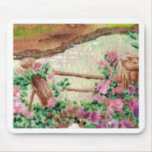 Country Flowers Mousepad