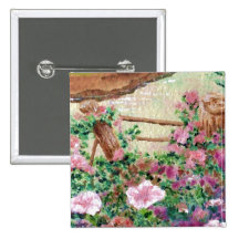 Country Flowers Pins