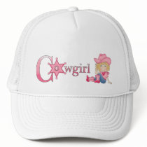 Country Fun Cowgirl Blonde Cap Trucker Hat