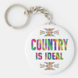Country is Ideal Keychains