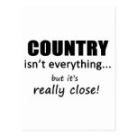 Country Isn't Everything Post Card