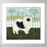 Country Keeshond Print