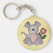 Country Mouse Key Chains