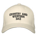 Country Music DAD embroidered hats