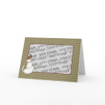 Country Nowel Snowmen Christmas Card Template