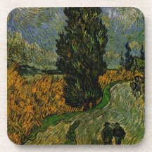 Country road in Provence - Van Gogh Coasters