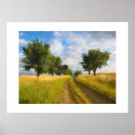 Country Road Painting Poster